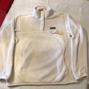 Patagonia ivory sweater/pullover jacket